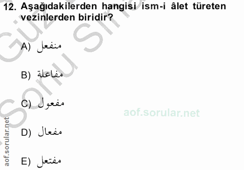 Soru 12