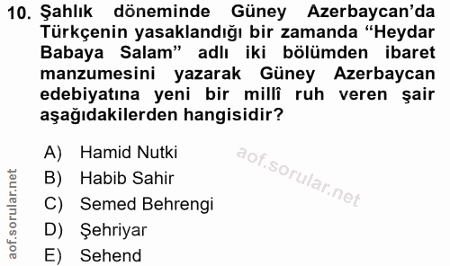 Soru 10
