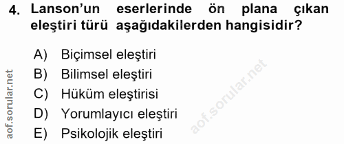 Soru 4