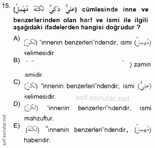 Soru 15