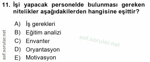 Soru 11