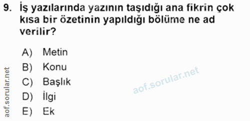 Soru 9