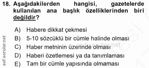 Soru 18
