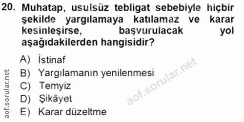 Soru 20