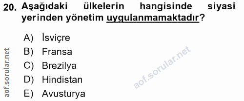 Soru 20