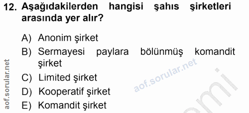 Soru 12