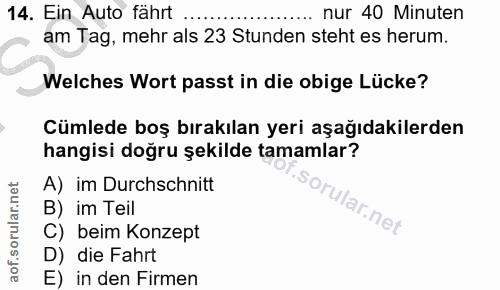 Soru 14