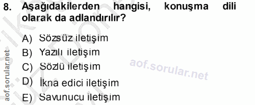 Soru 8