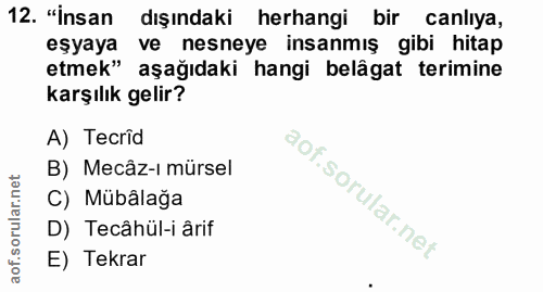 Soru 12