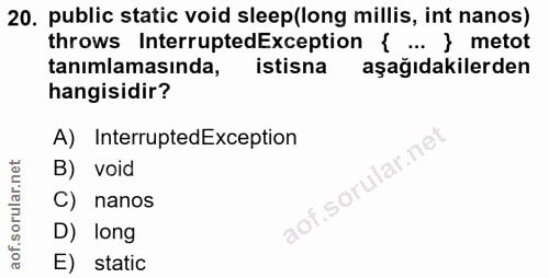 Soru 20