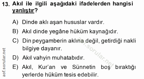 Soru 13