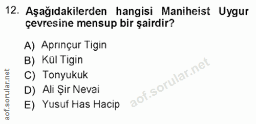 Soru 12