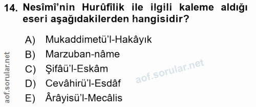 Soru 14