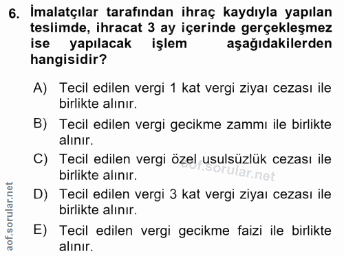 Soru 6