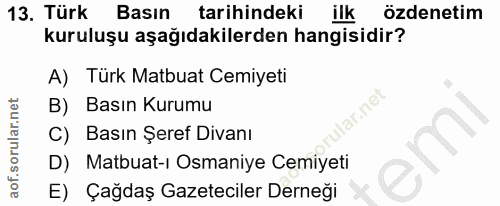 Soru 13