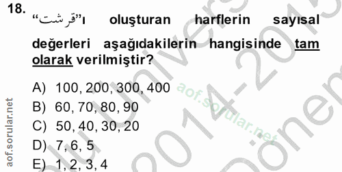 Soru 18