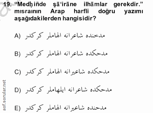 Soru 19