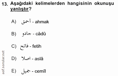 Soru 13