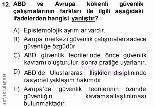 Soru 12