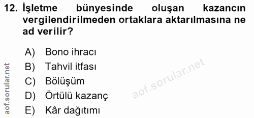 Soru 12