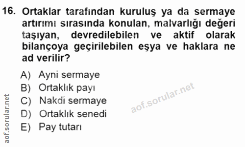 Soru 16
