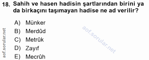 Soru 18