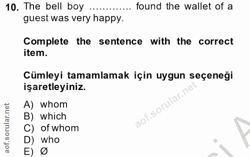 Soru 10