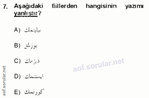 Soru 7
