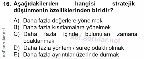 Soru 16