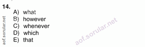 Soru 14