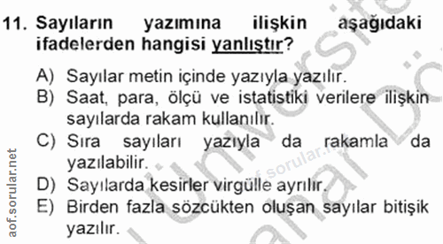 Soru 11
