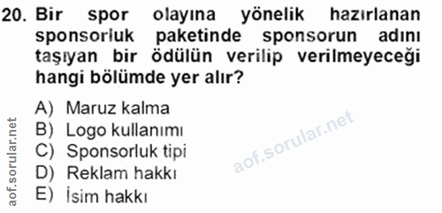 Soru 20