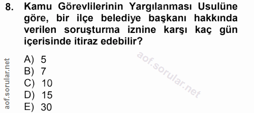 Soru 8