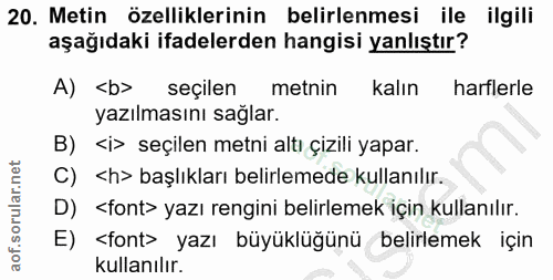 Soru 20