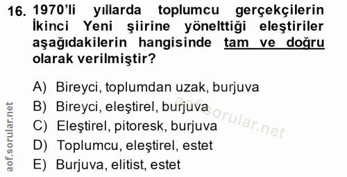Soru 16