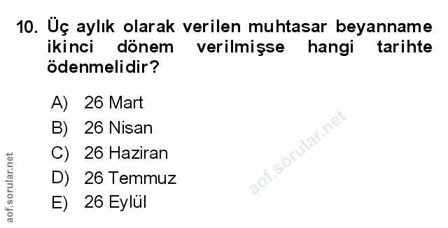 Soru 10