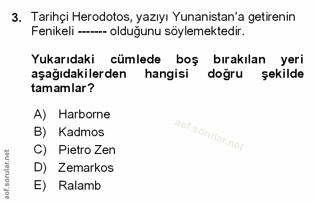 Soru 3