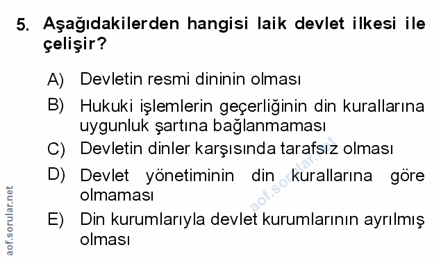 Soru 5