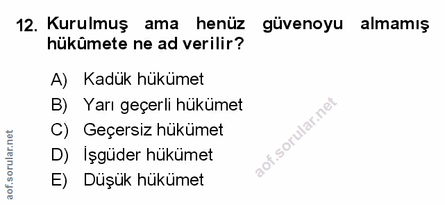 Soru 12