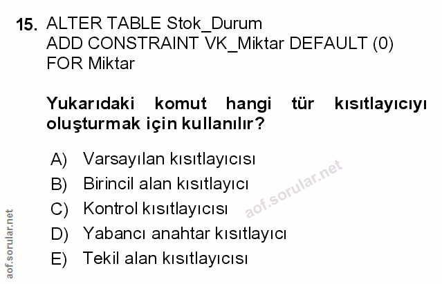 Soru 15
