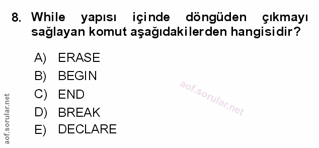 Soru 8