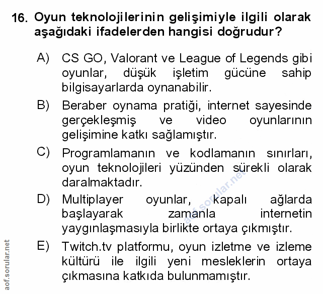 Soru 16