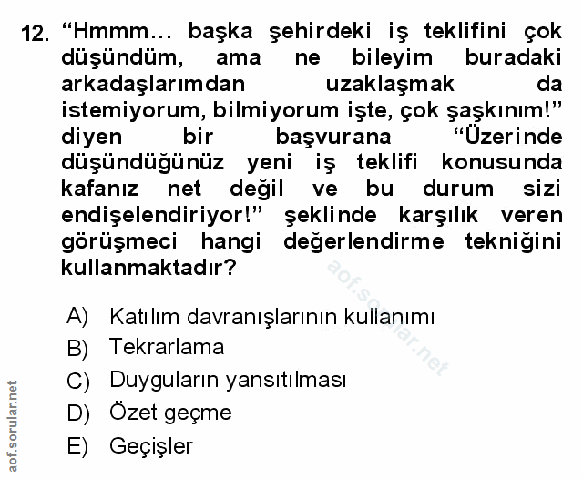 Soru 12