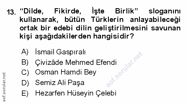 Soru 13