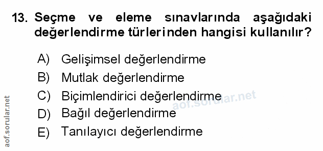 Soru 13