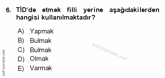 Soru 6