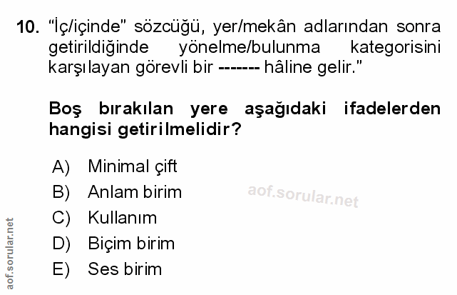 Soru 10