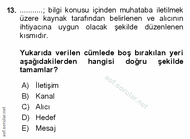 Soru 13