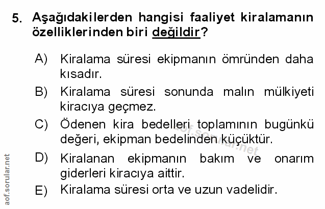 Soru 5