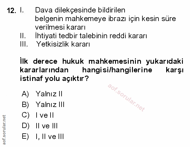 Soru 12